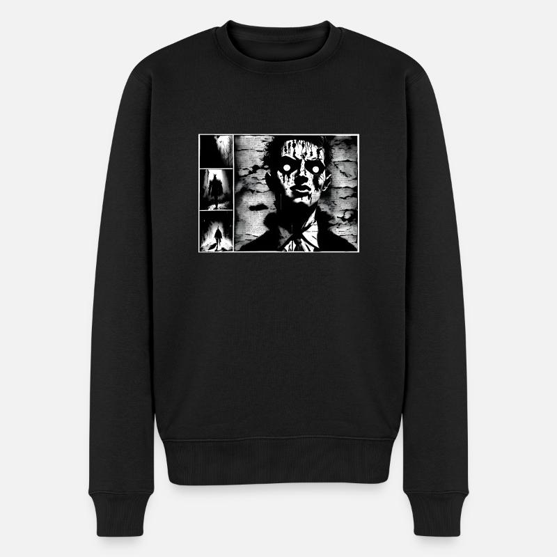 L'agent #2 - Pull Premium bio Homme - noir