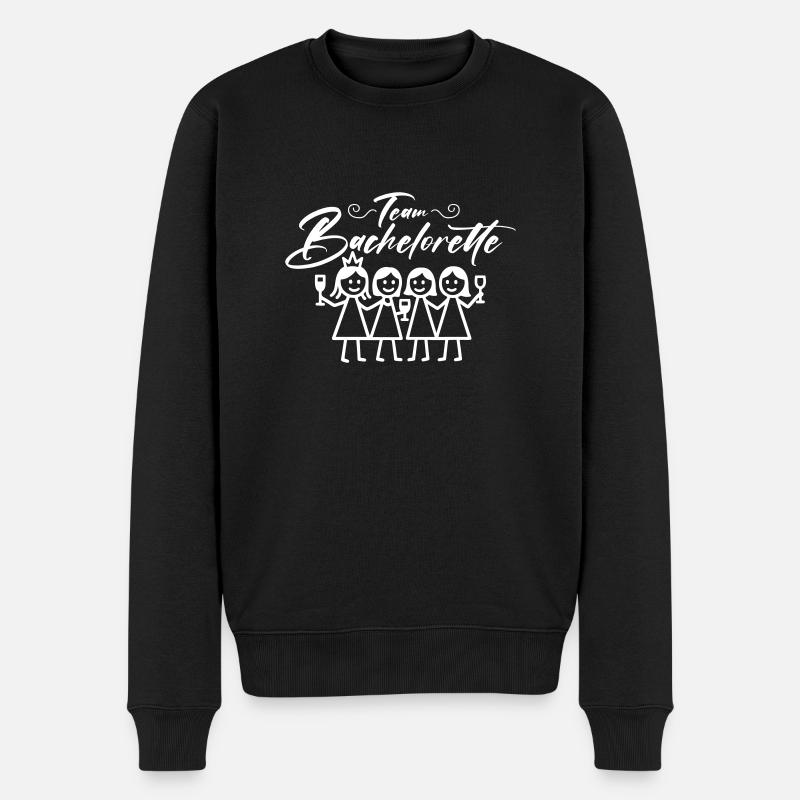 Bachelorette Team Girls - Men's Premium Organic Jumper - black