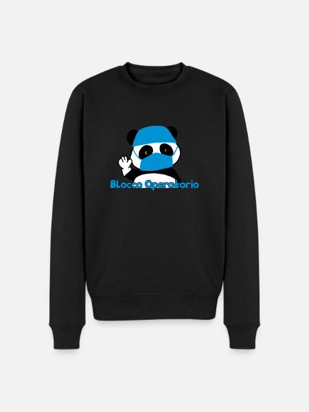 Bloc d'exploitation Panda - Pull Premium bio Homme - noir