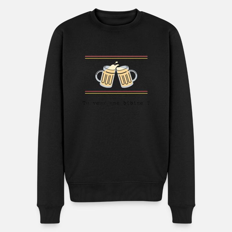 Tu veux une bibine - Pull Premium bio Homme - noir