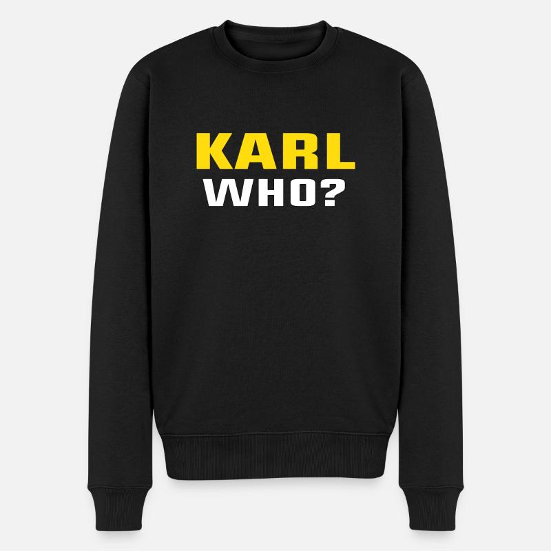 Karl Who? - Pull Premium bio Homme - noir