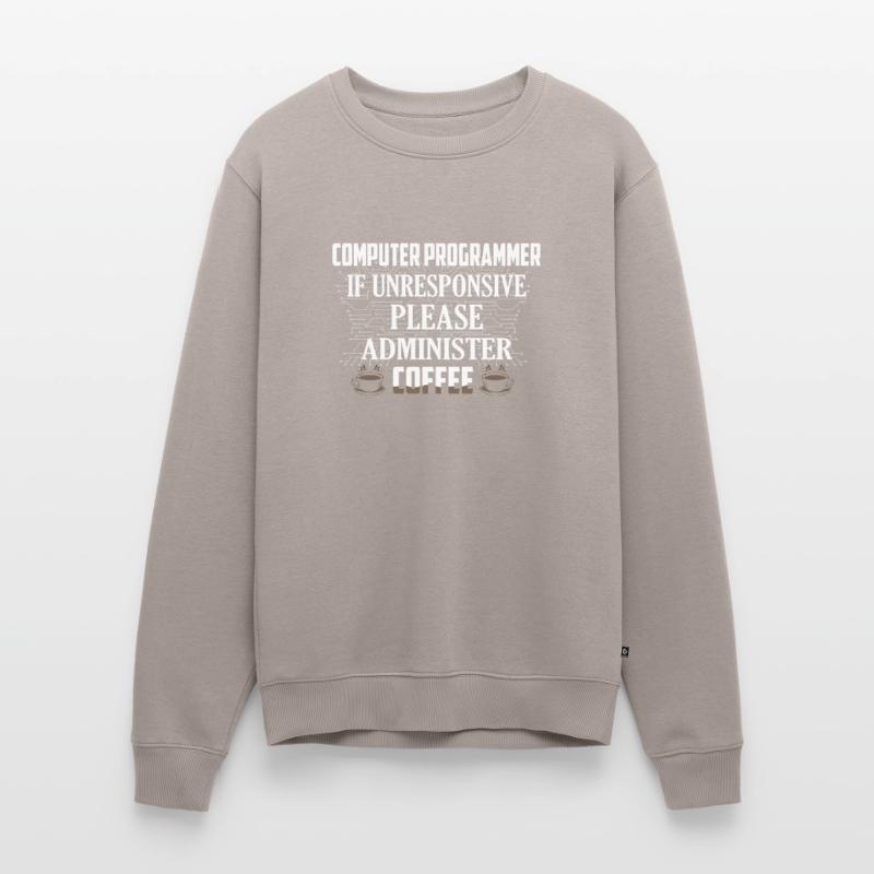 Computer Programmer Coding Software Männer Premium Bio Pullover