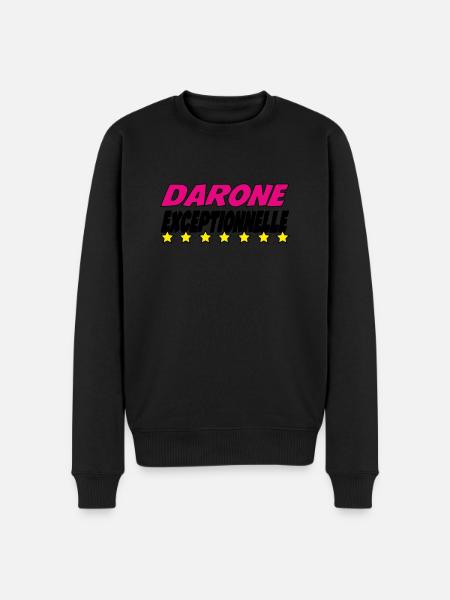 DARONE exceptional - Men's Premium Organic Jumper - black