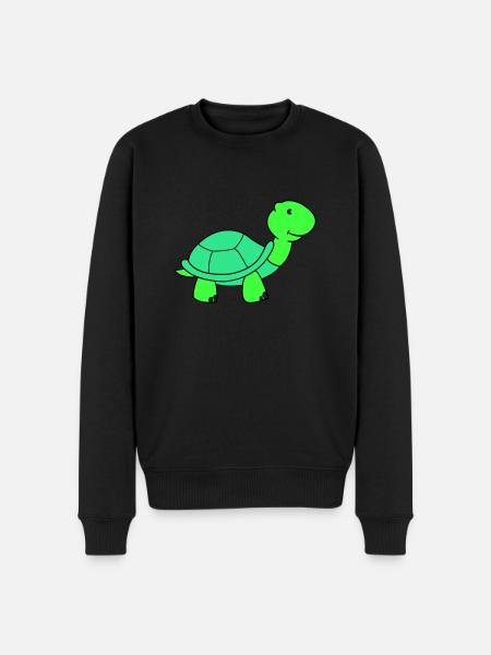 turtle - Men's Premium Organic Jumper - black
