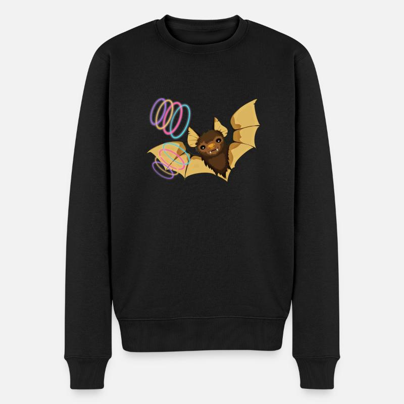 La chauve-souris - Pull Premium bio Homme - noir