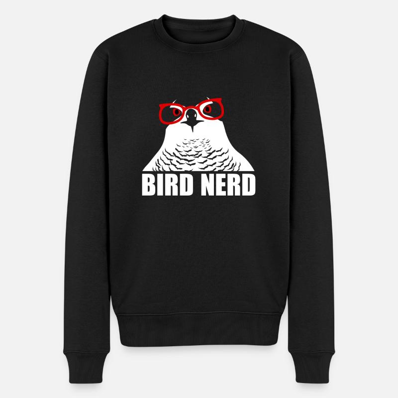 Oiseau Nerd Habicht - Pull Premium bio Homme - noir