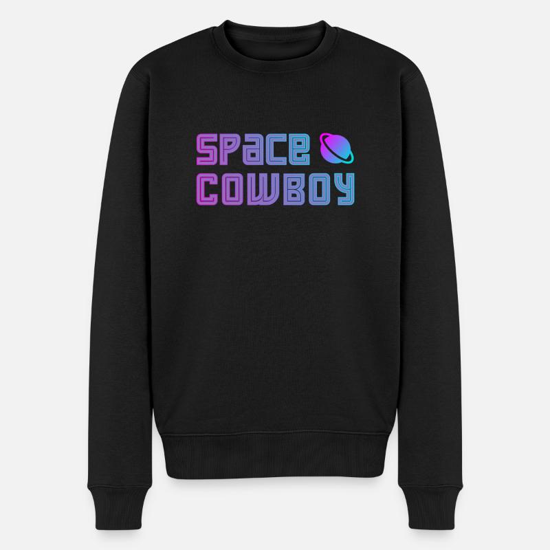 Cowboy de l’espace - Pull Premium bio Homme - noir