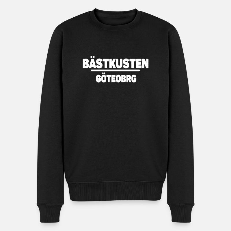 Meilleure côte Göteborg - Pull Premium bio Homme - noir