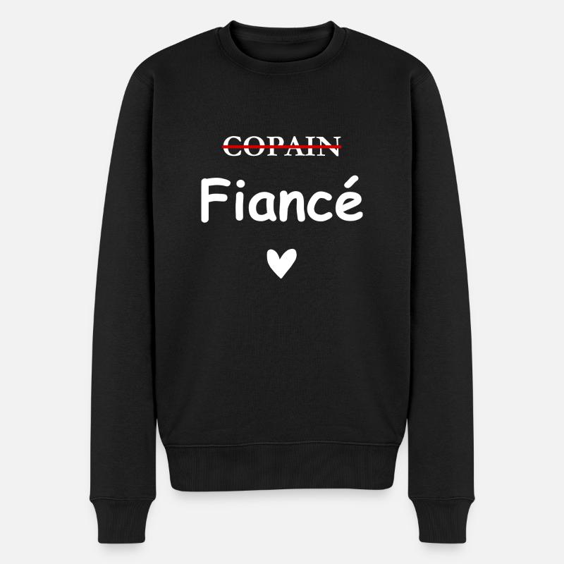 fiancé - Pull Premium bio Homme - noir