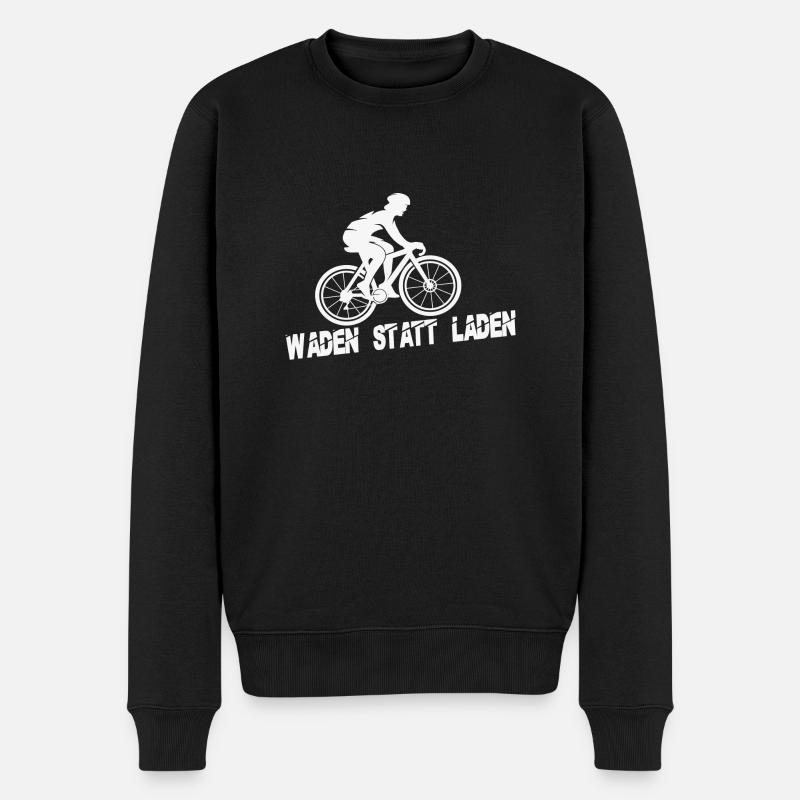 Waden statt laden - Männer Premium Bio Pullover - Schwarz