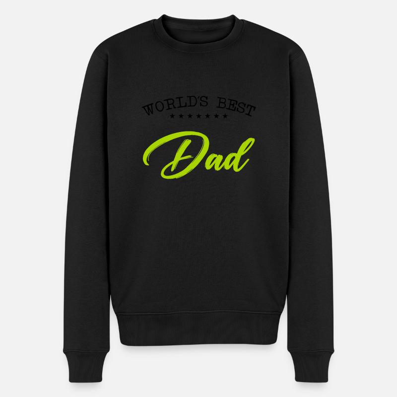 Meilleur papa du monde - Pull Premium bio Homme - noir