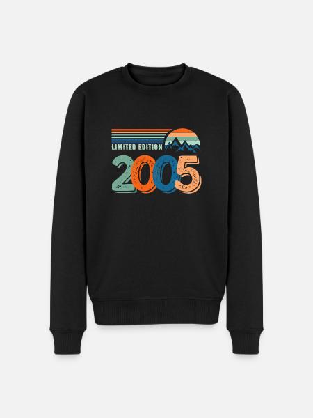 Limited edition 2005 - Men's Premium Organic Jumper - black