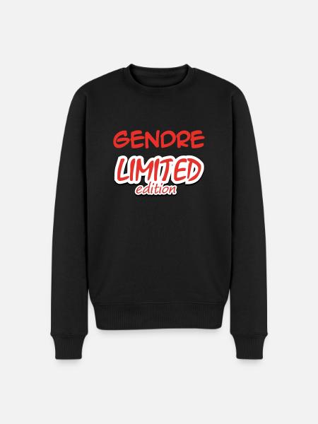 GENDRE LIMITED EDITION - Men's Premium Organic Jumper - black