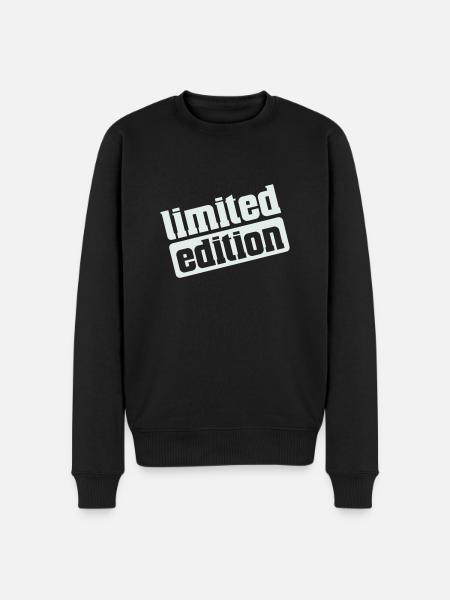 Limited Edition - Men's Premium Organic Jumper - black