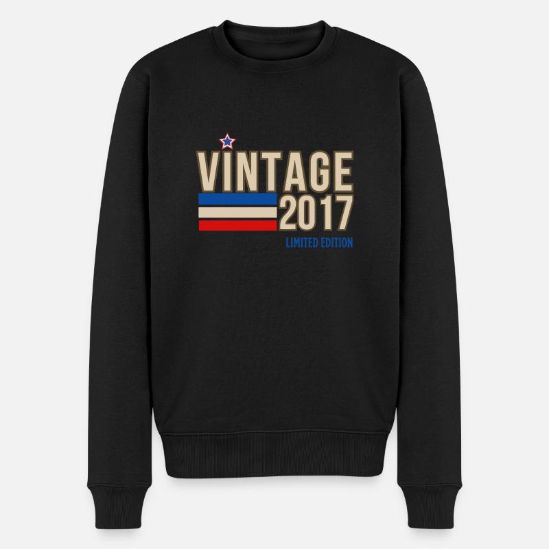 Vintage 2017 limited edition - Pull Premium bio Homme - noir