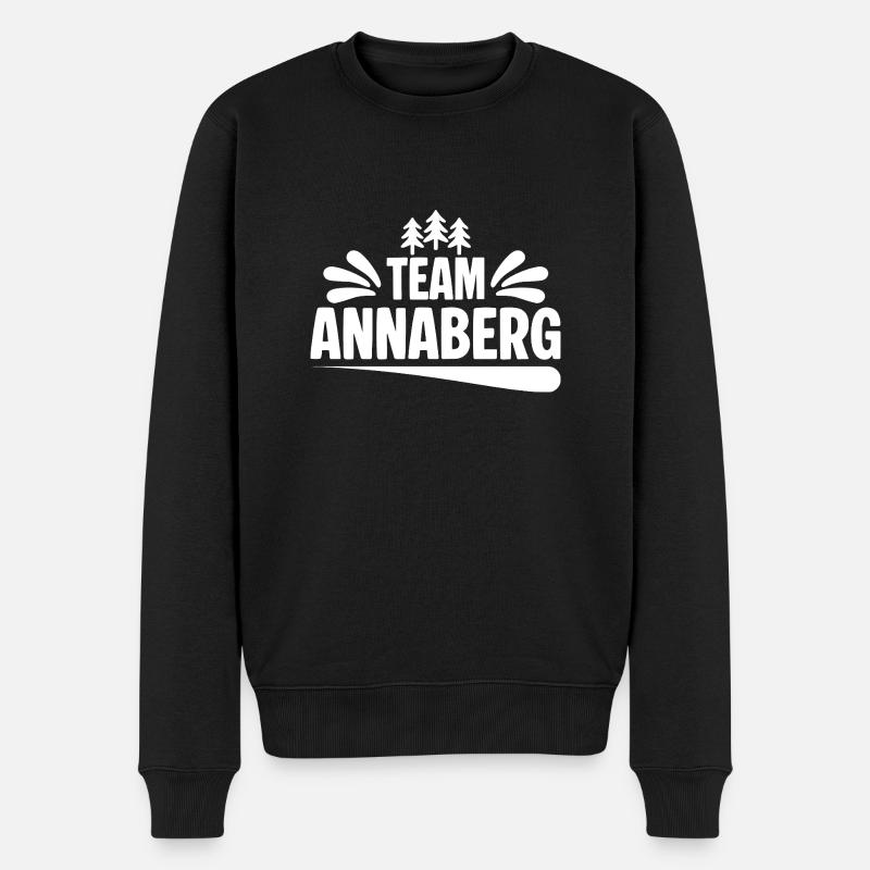 Team Annaberg - Männer Premium Bio Pullover - Schwarz