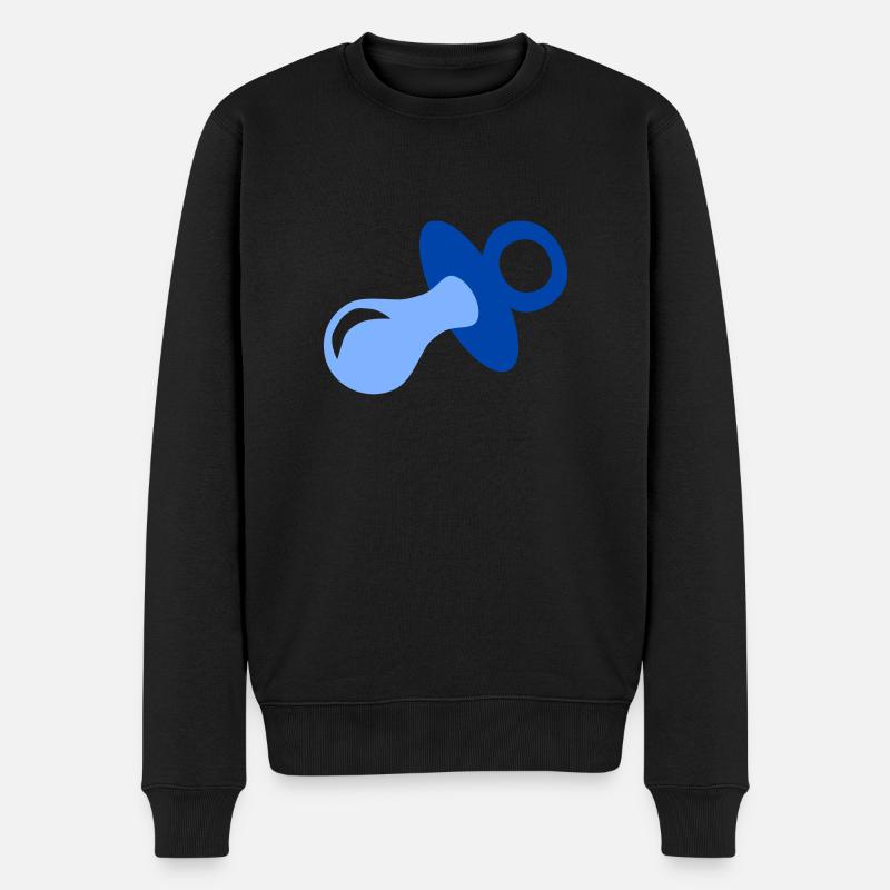 Bébé - Sucette - Pull Premium bio Homme - noir