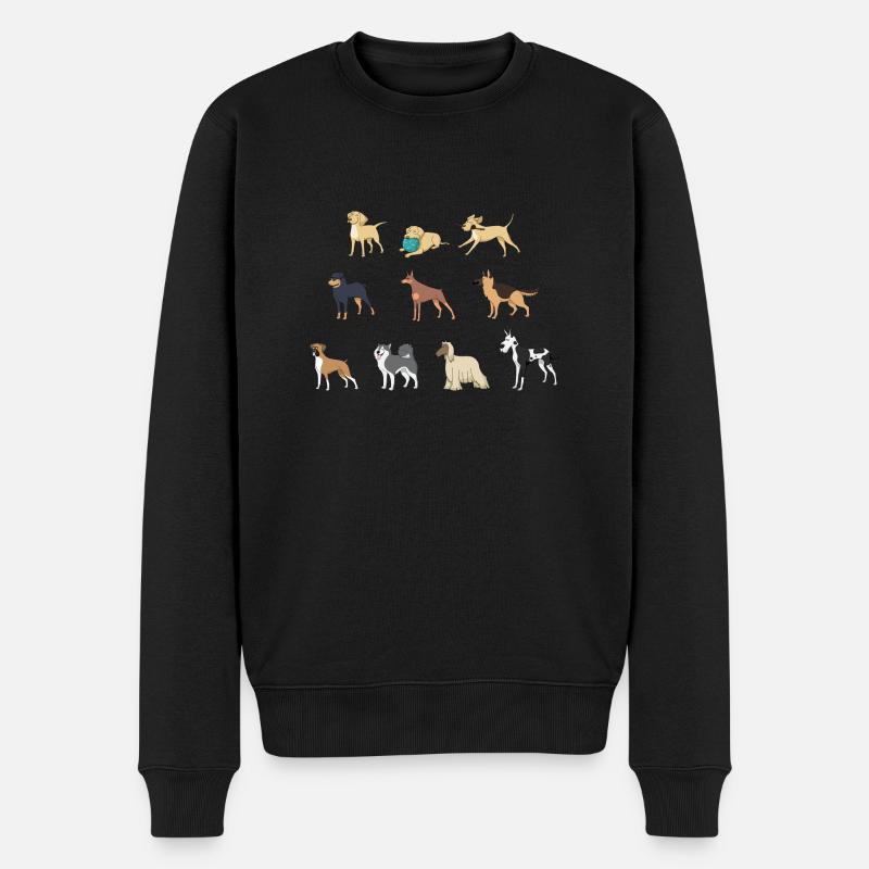 Chien - Pull Premium bio Homme - noir