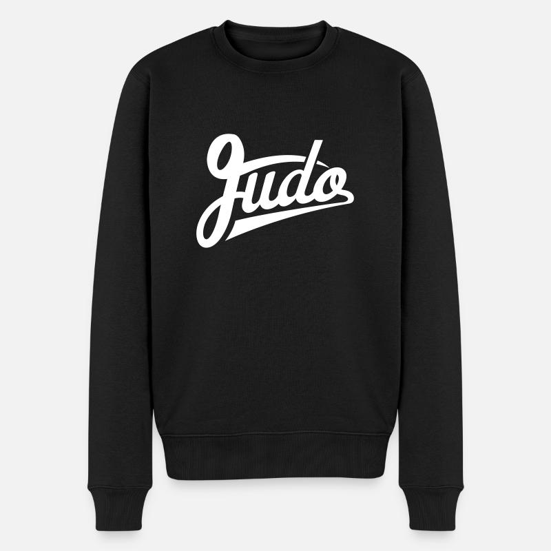 judo - Pull Premium bio Homme - noir