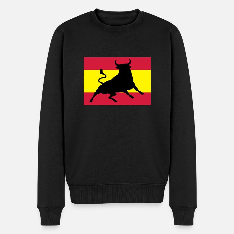 viva españa - Pull Premium bio Homme - noir