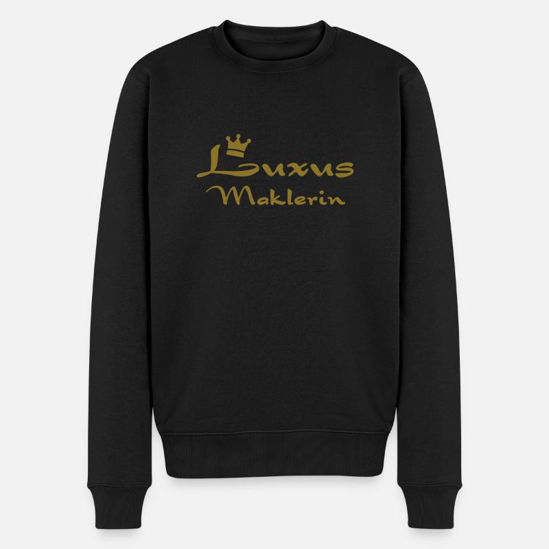 Agent immobilier de luxe - Pull Premium bio Homme - noir
