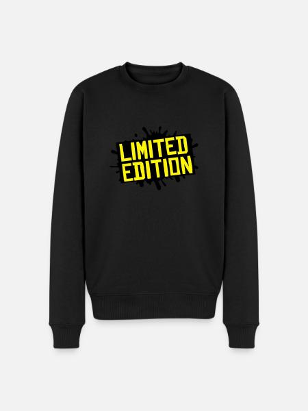 limited_edition_splatter_wa2 - Männer Premium Bio Pullover - Schwarz