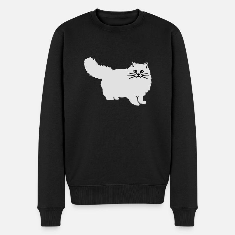 Chat - Pull Premium bio Homme - noir