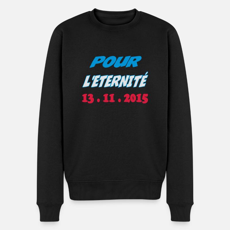 Pour l'éternité - Pull Premium bio Homme - noir