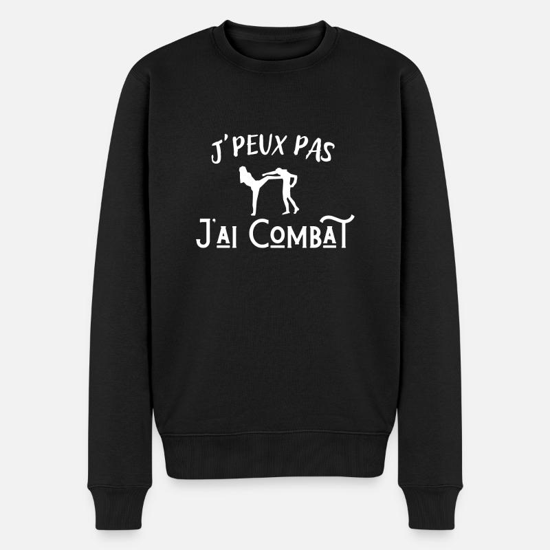 J'peux pas j'ai combat - Pull Premium bio Homme - noir