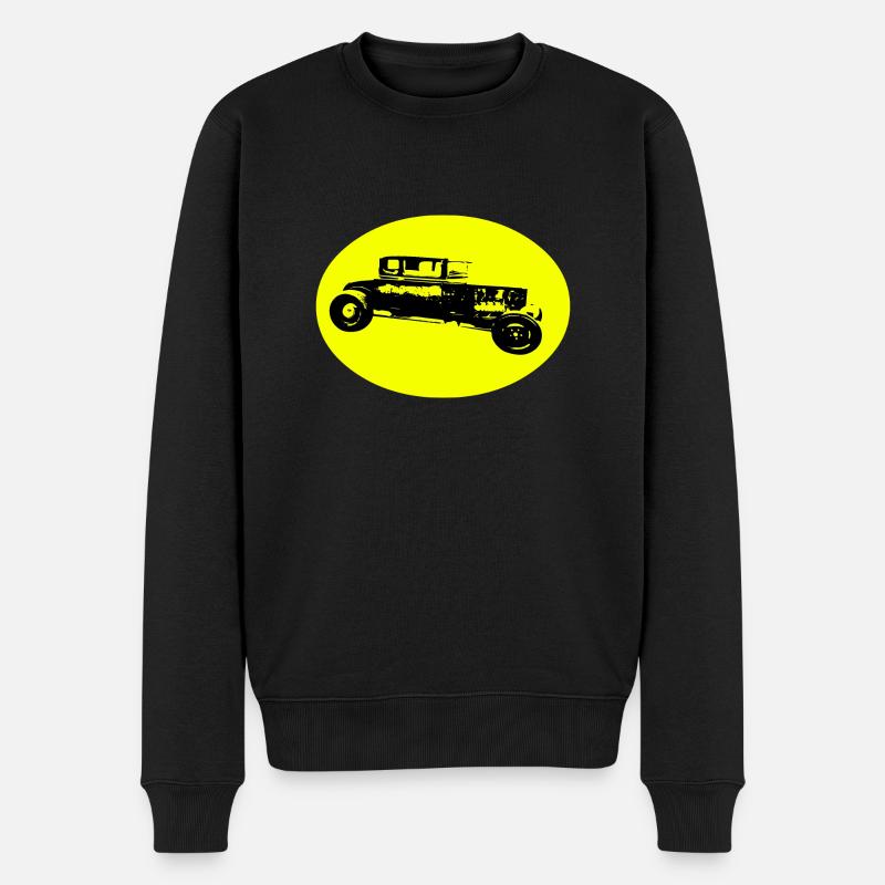 Voiture - Pull Premium bio Homme - noir
