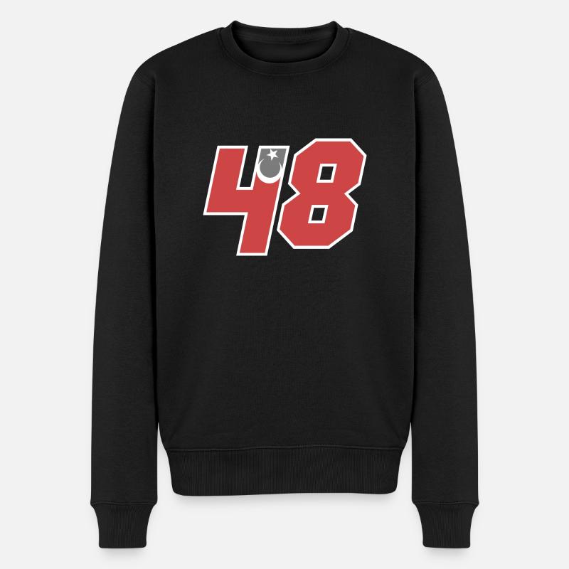 Muğla - Männer Premium Bio Pullover - Schwarz