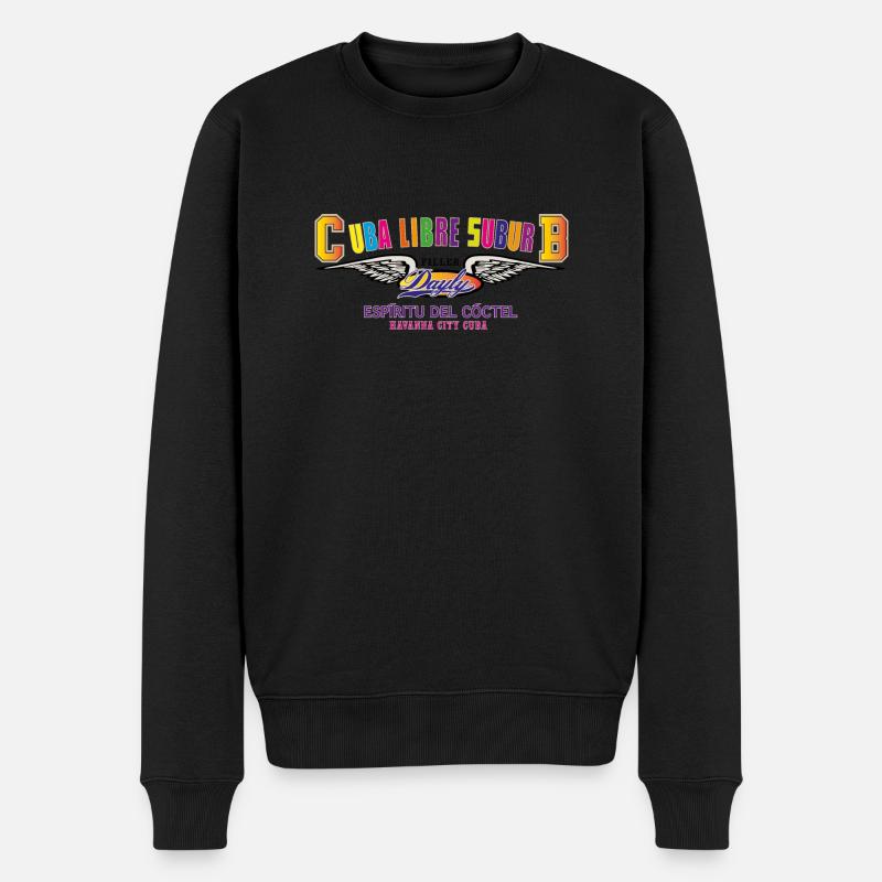 BANLIEUE DE CUBA LIBRE - Pull Premium bio Homme - noir