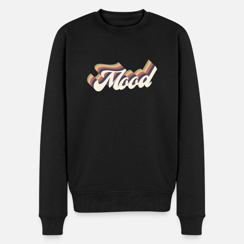 Mood vinatge - Pull Premium bio Homme - noir