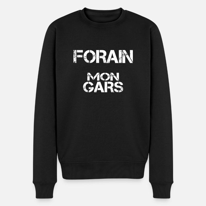 Forain mon gars - Pull Premium bio Homme - noir