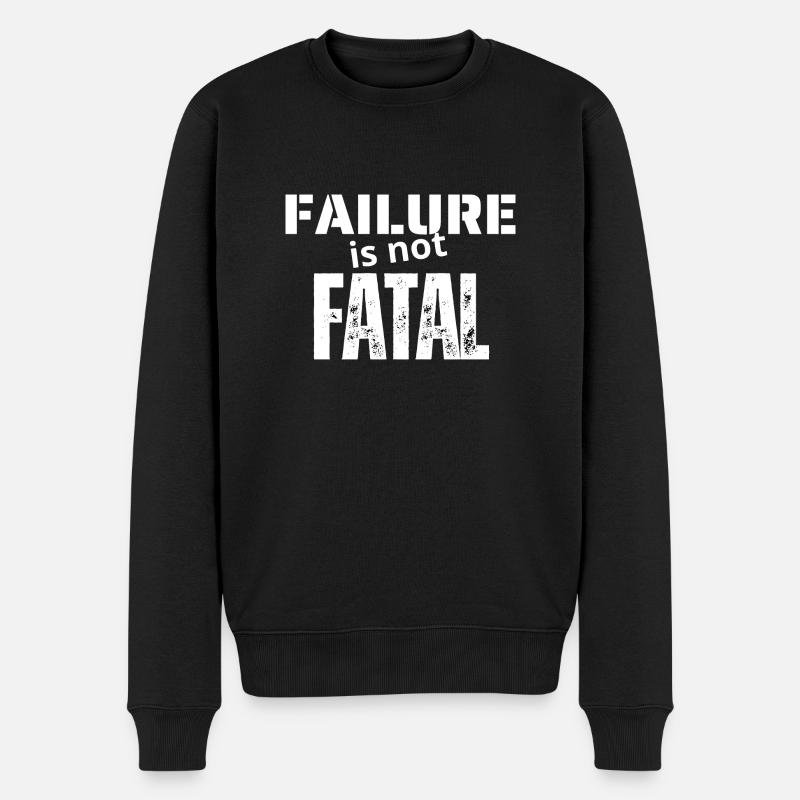 FAILURE is not FATAL - Pull Premium bio Homme - noir