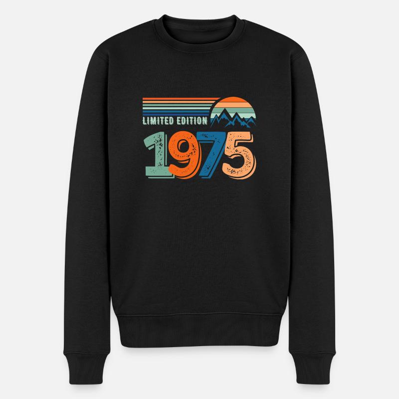 Limited edition 1975 - Pull Premium bio Homme - noir