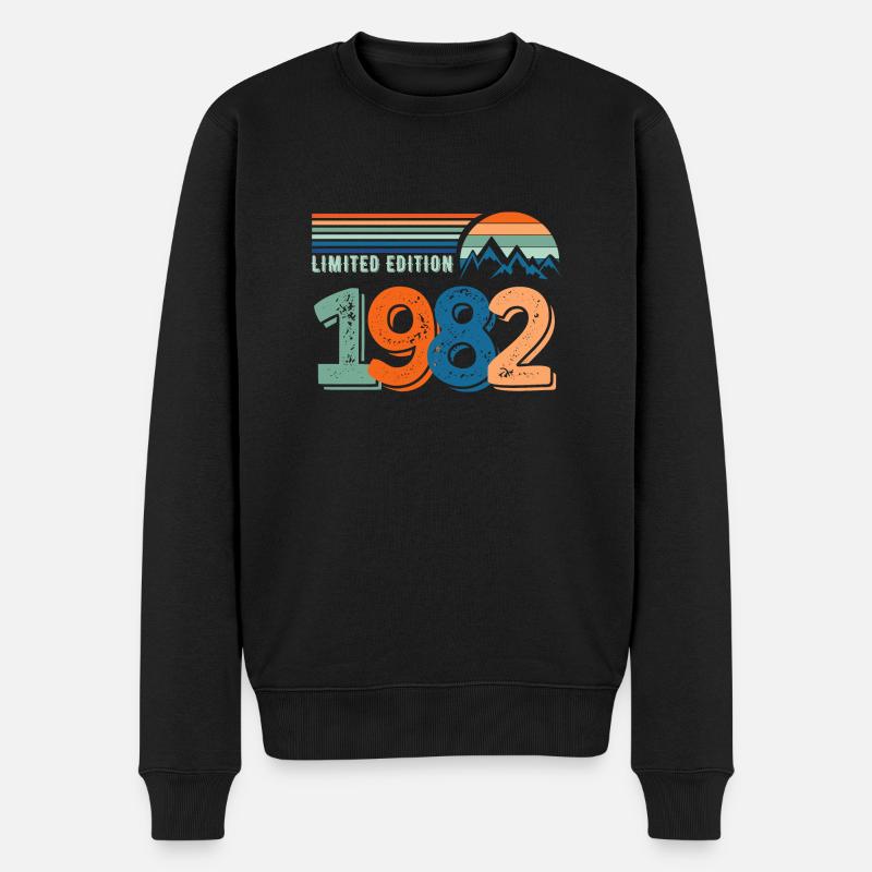 Limited edition 1982 - Pull Premium bio Homme - noir