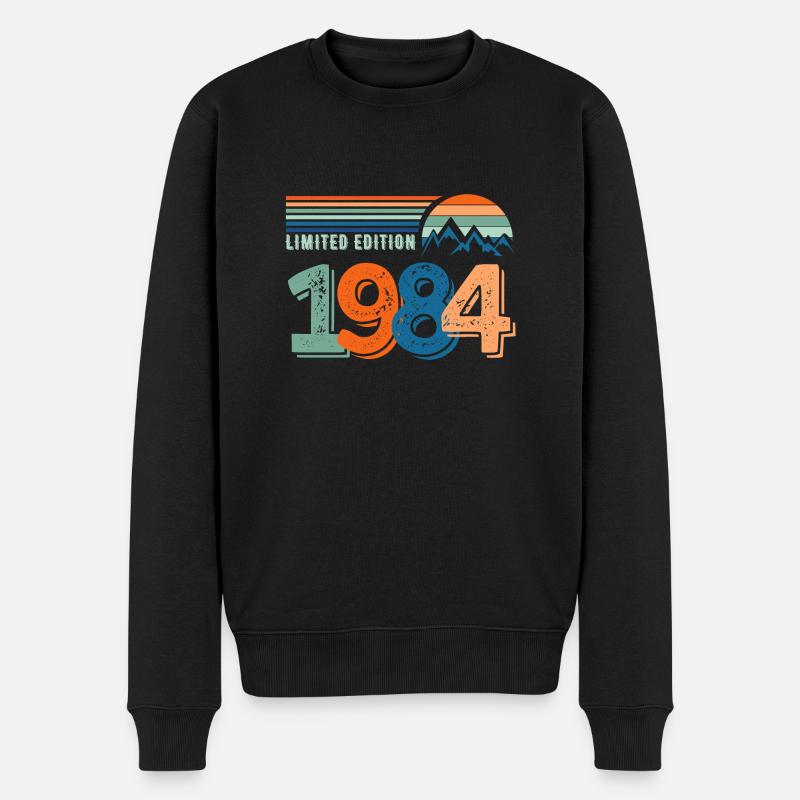 Limited edition 1984 - Pull Premium bio Homme - noir