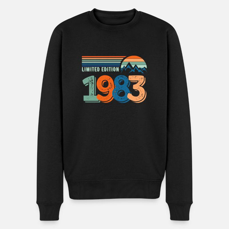 Limited edition 1983 - Pull Premium bio Homme - noir
