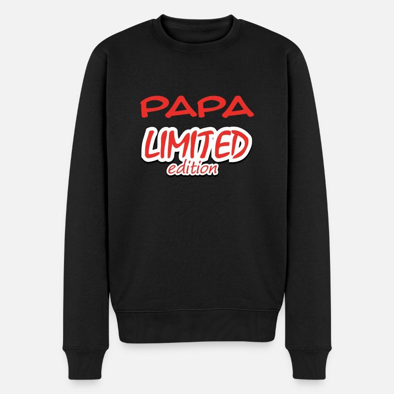 PAPA LIMITED EDITION - Pull Premium bio Homme - noir