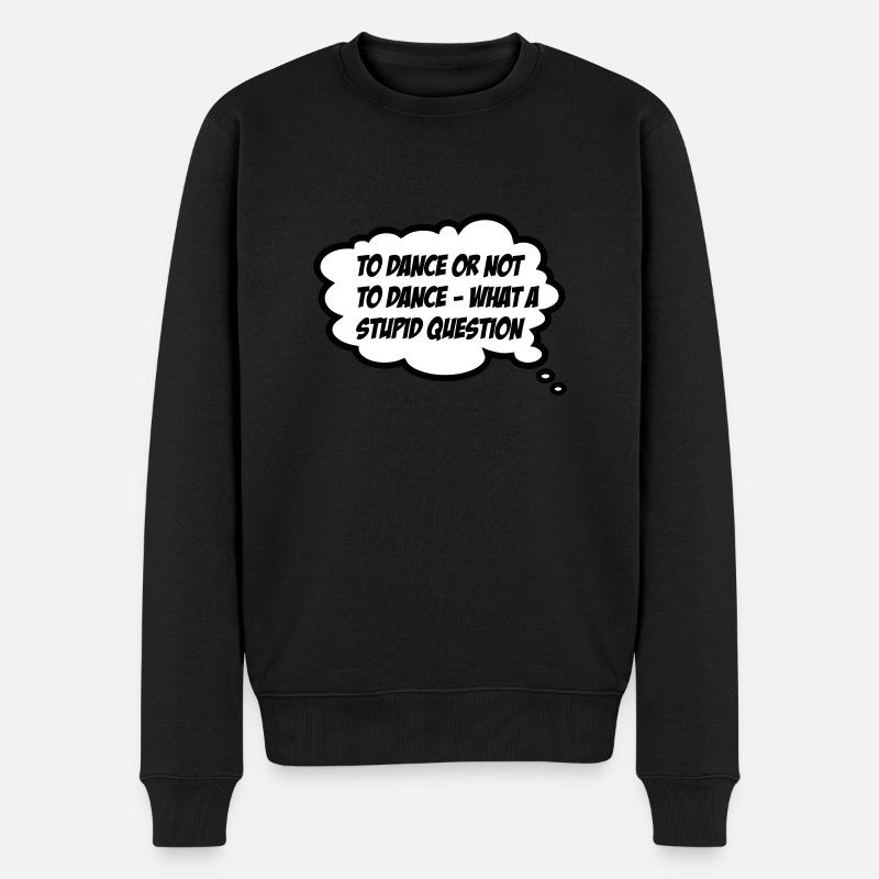 danser - Pull Premium bio Homme - noir