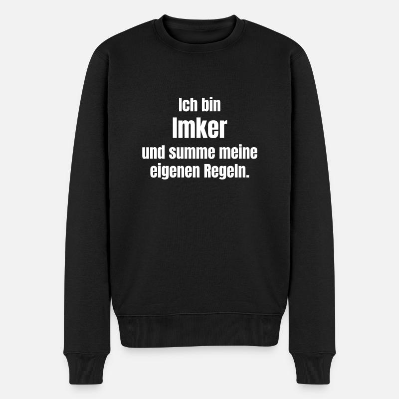 Imker - Männer Premium Bio Pullover - Schwarz