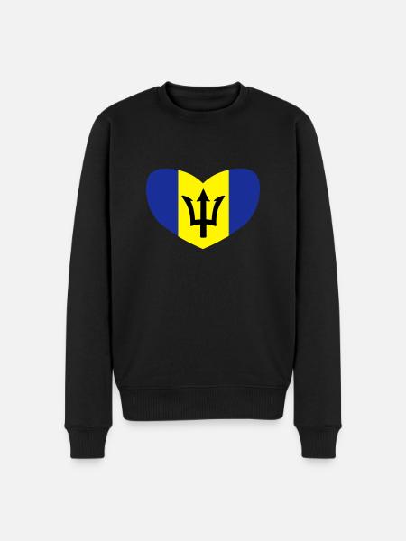 Love Barbados - Men's Premium Organic Jumper - black
