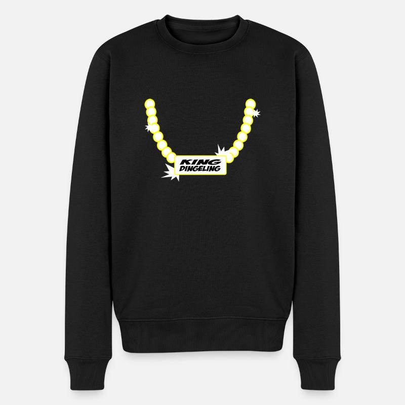 choses roi ling - Pull Premium bio Homme - noir