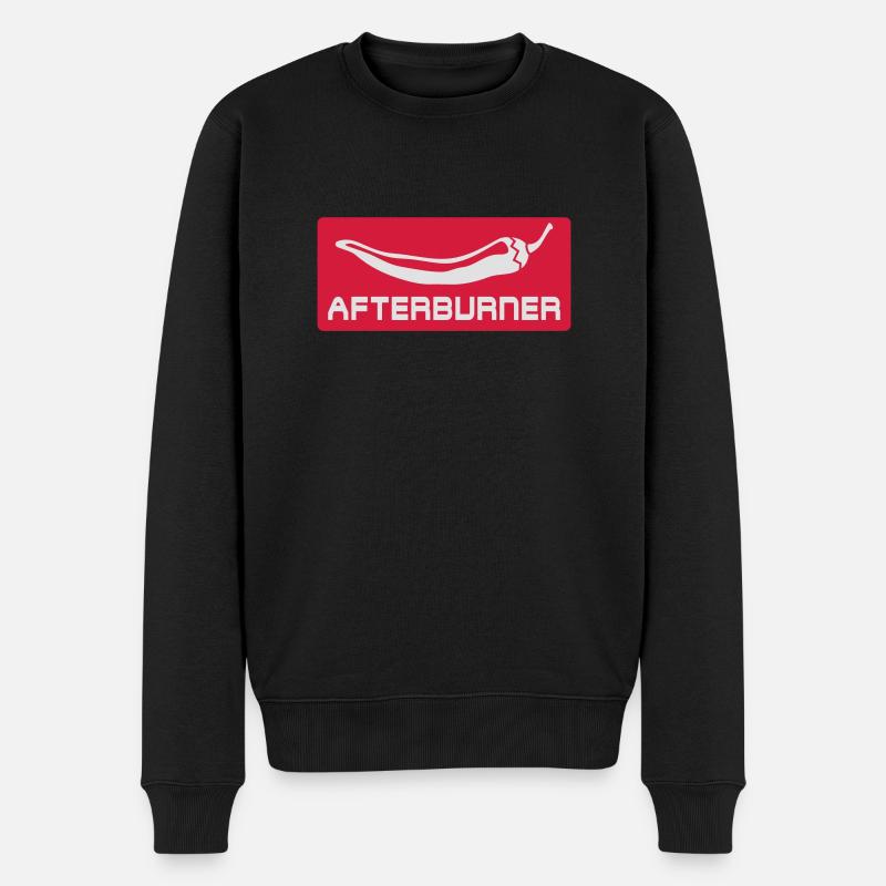 Afterburner - Chili brûle deux fois - Pull Premium bio Homme - noir
