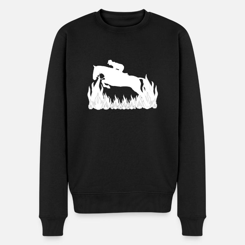 Cheval - Pull Premium bio Homme - noir