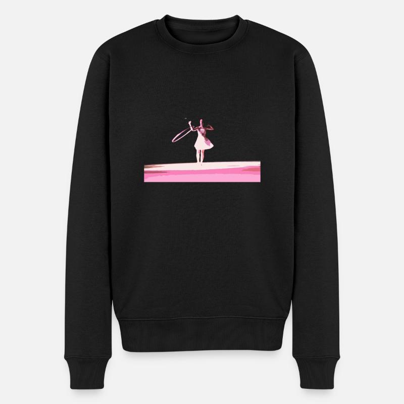 danseuse au cerceau - Pull Premium bio Homme - noir