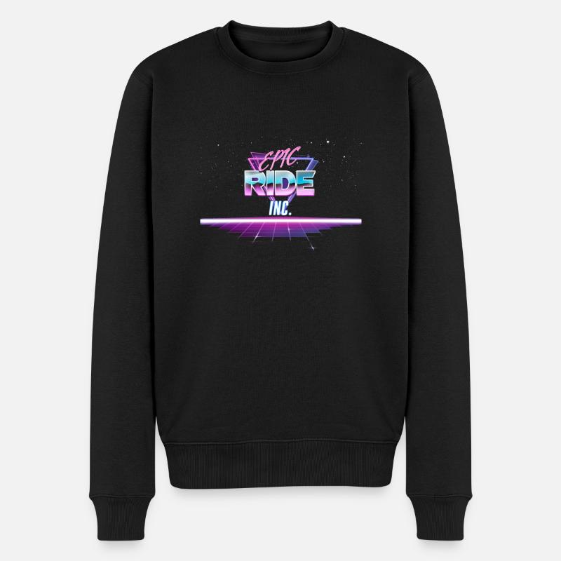 EPIC RIDE INC. - Männer Premium Bio Pullover - Schwarz