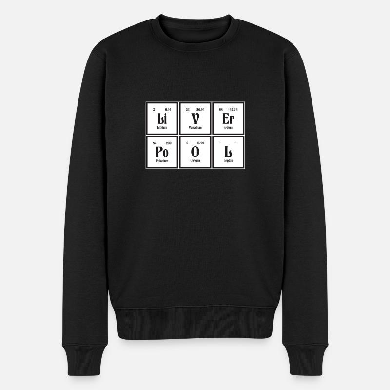 Liverpool | Periodensystem der Elemente - Männer Premium Bio Pullover - Schwarz