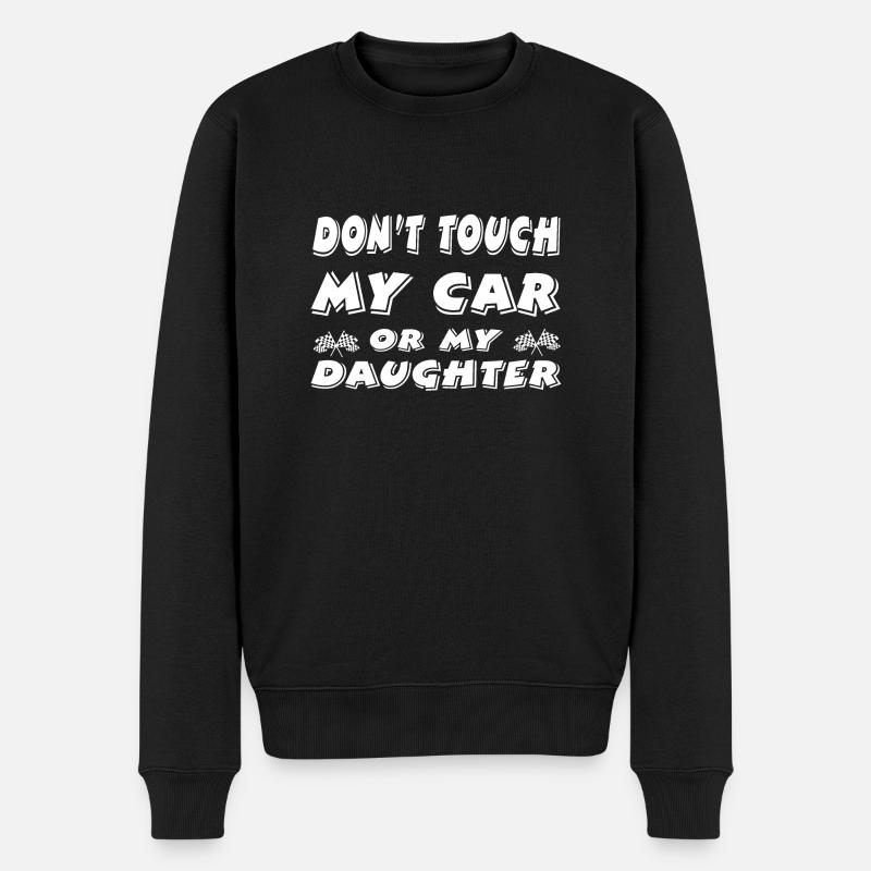 Auto - Männer Premium Bio Pullover - Schwarz